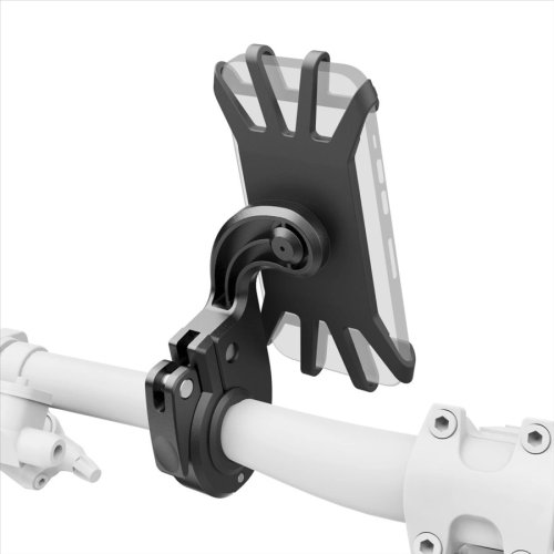 Hama kormányra rögzíthető mobiltelefon tartó, szélesség 7–8 cm, magasság 14,5–17 cm, 360° forgatás