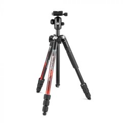 Manfrotto Element MII Aluminium, 4-sekční hliníkový stativ (červený)