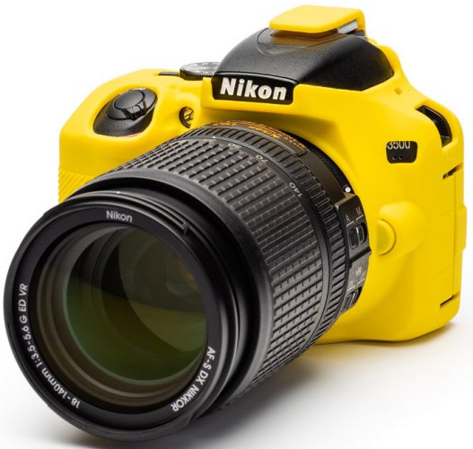 easyCover Silikon Schutzhülle f. Nikon D3500 Gelb