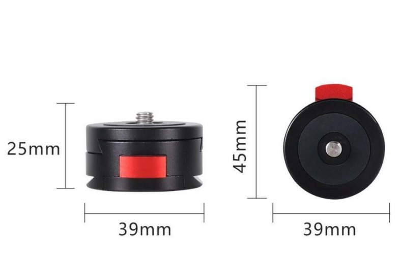Elementrix Deska stativové hlavy 39mm (DSK12)