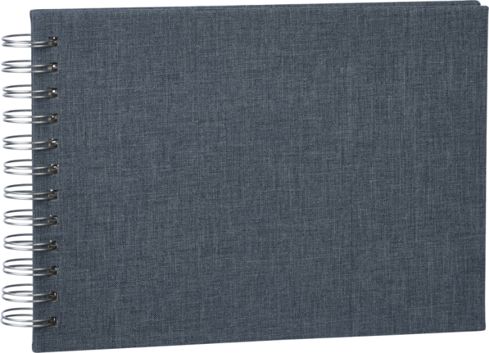 Focus Base Line Canvas Wire-O 23x17 Blue w. white sheets