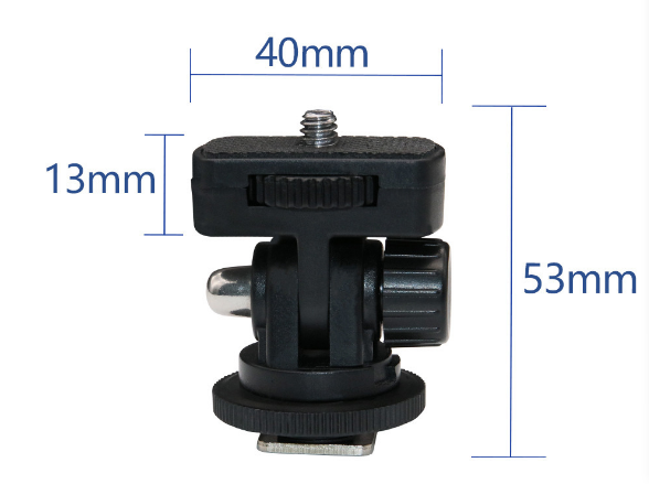 3D Stativová mini hlava do sáněk plast (HL18)
