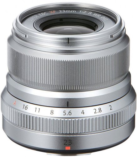 Fujifilm Fujinon XF 23mm f/2 R WR Lens Silver