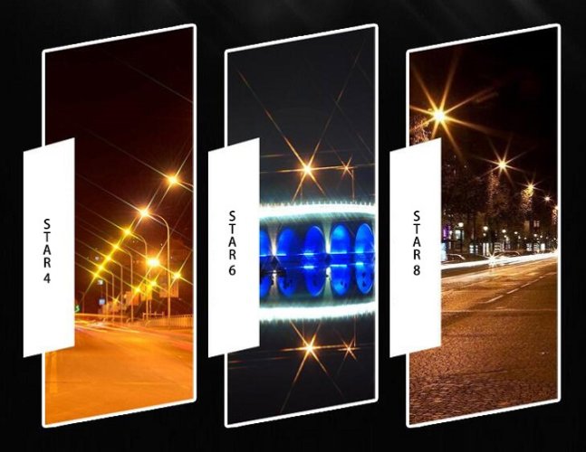 Elementrix star hvězdičkový filtr 6x 77mm pevný (S6x77)