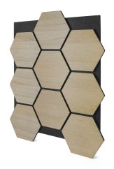 Akustický panel G21 81,5x66,5x2,1 cm plástov, prírodný dub