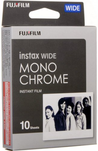 Fujifilm INSTAX wide Monochrome černobílé fotografie 10 ks