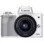 Canon EOS M50 Mark II bílý + EF-M 15-45