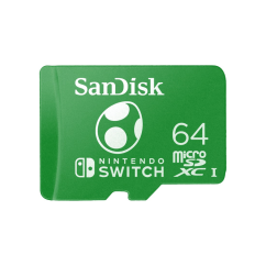 SanDisk Nintendo Switch micro SDXC, Yosi Edition 64 GB 100 MB/s A1 C10 V30 UHS-1 U3
