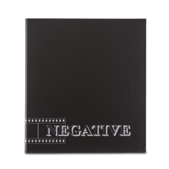 Hama NEGATIVE 4 kroužkový pořadač, šířka hřbetu 39 mm, černý