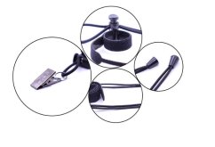 Klipy, napínák pro fotografické pozadí sada 4ks (KL157)