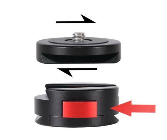 Elementrix Deska stativové hlavy 39mm (DSK12)