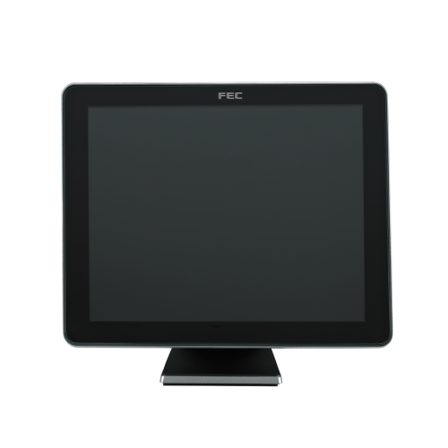 Dotykový monitor FEC AM-1017, 17" LED LCD (350 cd), PCAP, USB, VGA/DVI, bez rámečku, černo-stříbrný