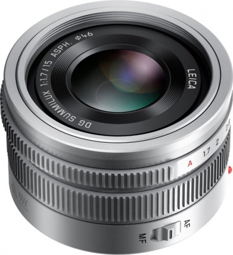 Panasonic Leica Summilux 15mm f/1.7 ASPH H-X015E-S Objektiv Silber