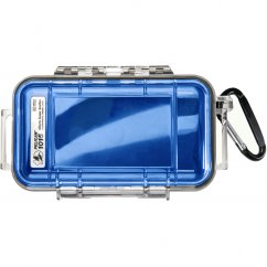 Peli™ Case 1015 MicroCase mit transparentem Deckel (Blau)