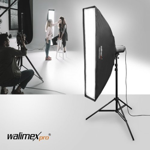 Walimex pro Striplight Softbox 30x140cm quick (Studio Line Serie) pre Hensel EH/Richter