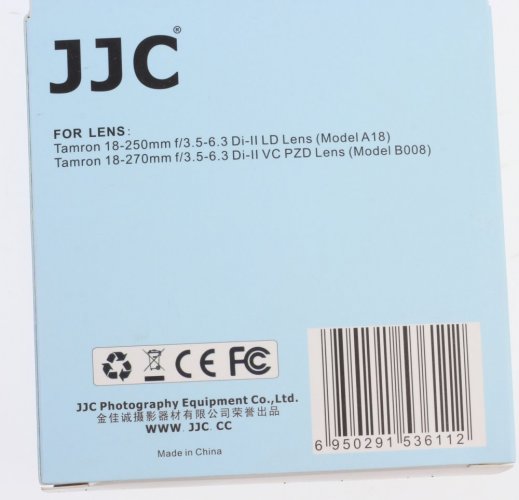 JJC LH-DA18 Replaces Lens Hood Tamron DA18