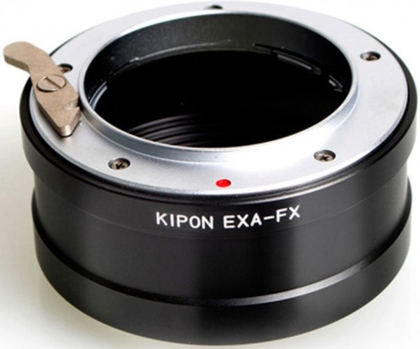 Kipon adaptér z Exakta objektivu na Fuji X tělo