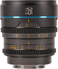 Sirui Cine Lens Nightwalker S35 35mm T1.2 X-Mount Metal Grey