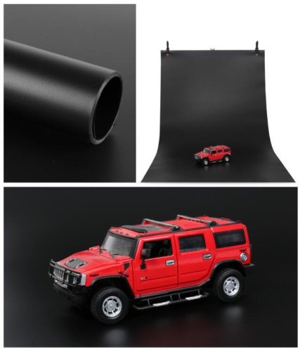 forDSLR oboustranné plastové pozadí 60x130cm černé (lesklé/matné)