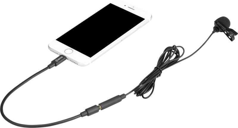 Boya BY-M2 / Lavalier Microphone / for iOS devices