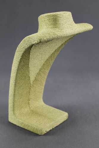 Dekolt, stojánek, stojan na šperky provázkový 36cm zelený (A-14ZEL)