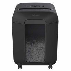 Skartovač Fellowes LX 85 P-4, Cross cut 4x40mm, 12l istov, 19l, Credit Card, čierny