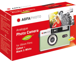 AgfaPhoto opakovane použiteľný fotoaparát 35mm ZELENÝ