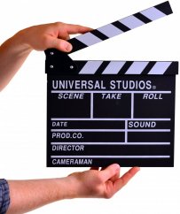 forDSLR Filmklappe TV-Klappe Regieklappe 29x27cm Universal Studi