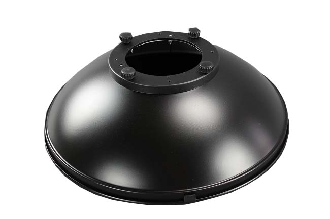 Stříbrný universal Beauty dish 42cm s voštinou a difuzérem (BDSSS)