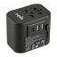 Adaptér Jupio Travel Adapter 2x USB-A 1x USB-C 15.5W univerzálny cestovný