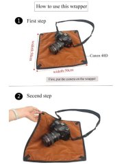 Camera Wrap, obal na fotoaparát 50x50 hnědý (UB50)