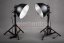 Fotografický stan 100x100 v setu s dvěma reflektory BEZ žárovek