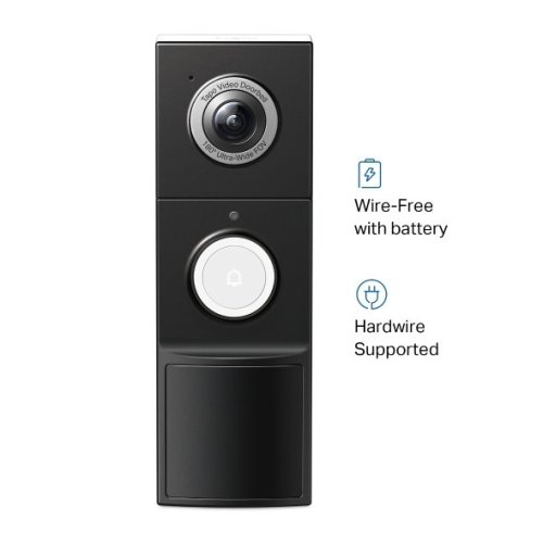 TP-Link Tapo D235 IoT smart doorbell, 3MPx, baterie, sada s Tapo H200