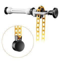 Walimex Hintergrundexpan + Kette & Gewicht, orange