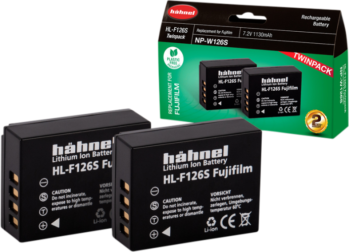 Hähnel Battery Fujifilm HL-F126s / NP-W126S Twin Pack