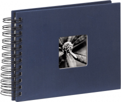 FINE ART 24x17 cm, foto 10x15 cm/50 ks, 50 stran, černé listy, modré