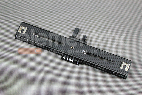 Makro sáňky, nastavitelná ližina 250 mm