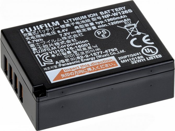 Fujifilm NP-W126s Li-Ion Battery Pack