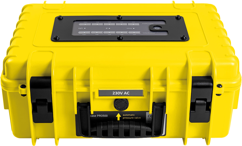 B&W Outdoor Cases BW Outdoor Cases energy.case PRO500 (300 Watt), yellow B&W Outdoor Cases BW Outdoor Cases energy.case PRO500 (300 Watt), yellow