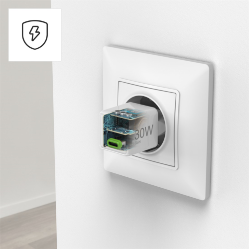 Hama rýchla USB nabíjačka, USB-C PD/QC 30 W, super-mini