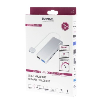 Hama USB-C hub, Connect2Mac, multiport, pre Apple MacBook Air a Pro