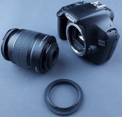forDSLR 52mm Umkehrring für Sony E Kamerabajonett