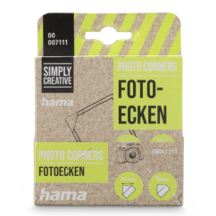 Hama samolepící fotorůžky, průhledný, viskóza/papír, 500 ks