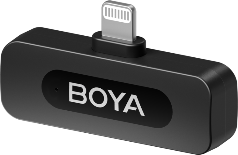 Boya BY-V2 V2.0 Ultra compact 2.4GHz wireless mic for lightning devices - 2TX+1RX