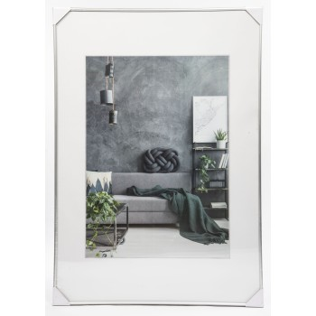 Hama hliníkový rám DETROIT, stříbrný, 70x100 cm, plastové sklo