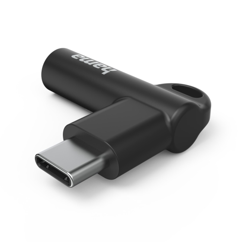 Hama audio adaptér USB-C na jack 3,5 mm, aktivní, kompaktní