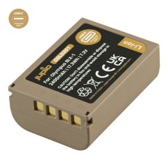 Batéria Jupio BLX-1 / BLX1 *ULTRA C* 2400mAh s USB-C vstupom pre nabíjanie