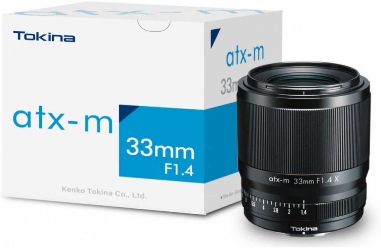 Tokina atx-m 33mm f/1.4 Lens for Fuji X