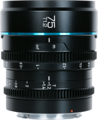 Sirui Cine Lens Nightwalker S35 75mm T1.2 L-Mount Black