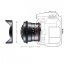 Walimex pro 12mm T3,1 Fisheye Video DSLR objektiv pro Nikon F